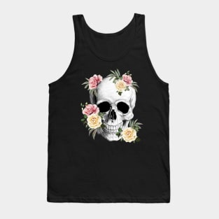 Tribe Skull With roses Tank Top